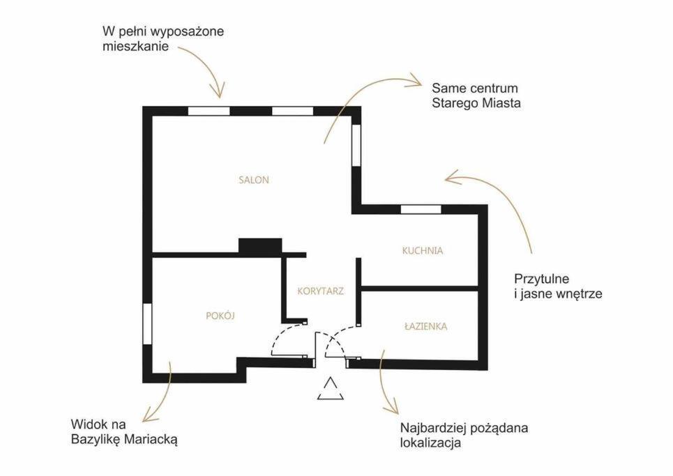 Urokliwy Apartament Gdansk Apartment Exterior foto